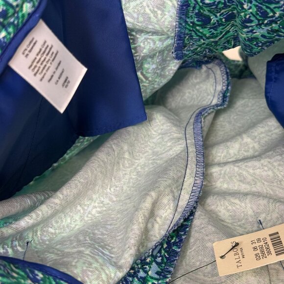 Talbots Tropical Ikat Medallion Shorts Size Petite 0P Resort Wear Preppy Casual - Picture 7 of 12